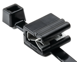 156-00541 2-Piece Cable Tie & Edge Clip from HellermannTyton