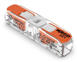 221 Inline Splicing Connector with Lever from WAGO