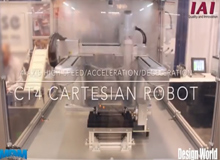 CT4 High Speed Cartesian Robot, 4 Axis, High Acceleration Deceleration