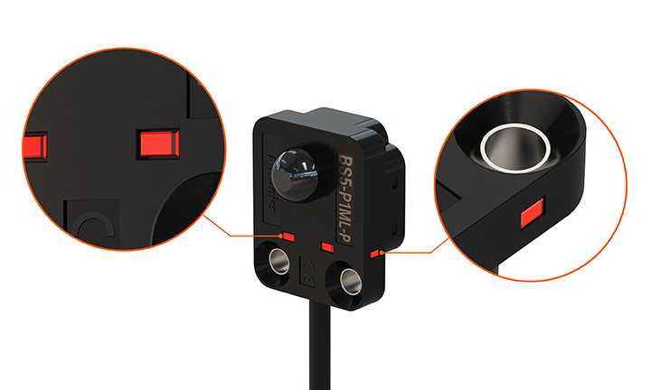LED Operation Indicators on 3 Sides
