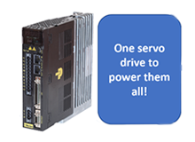 One Servo-Drive to Power Them All