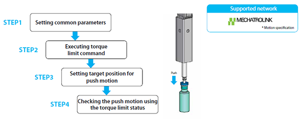 Push control by motion