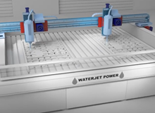 Rollon Waterjet Cutting Application Example
