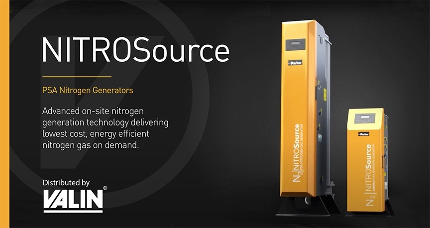 NITROSource PSA Nitrogen Gas Generator from Parker
