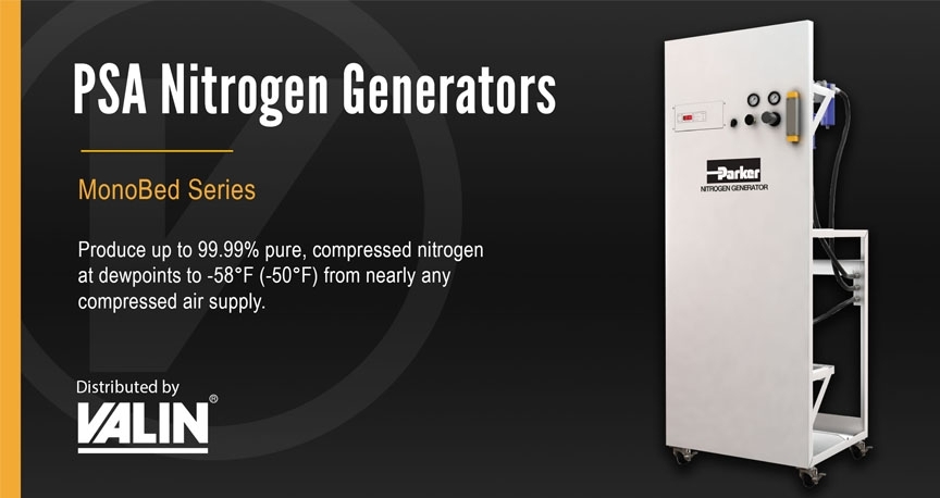 PSA Nitrogen Generators - MonoBed Series from Parker