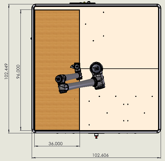 New larger table is now available for 3 x 8 panels.