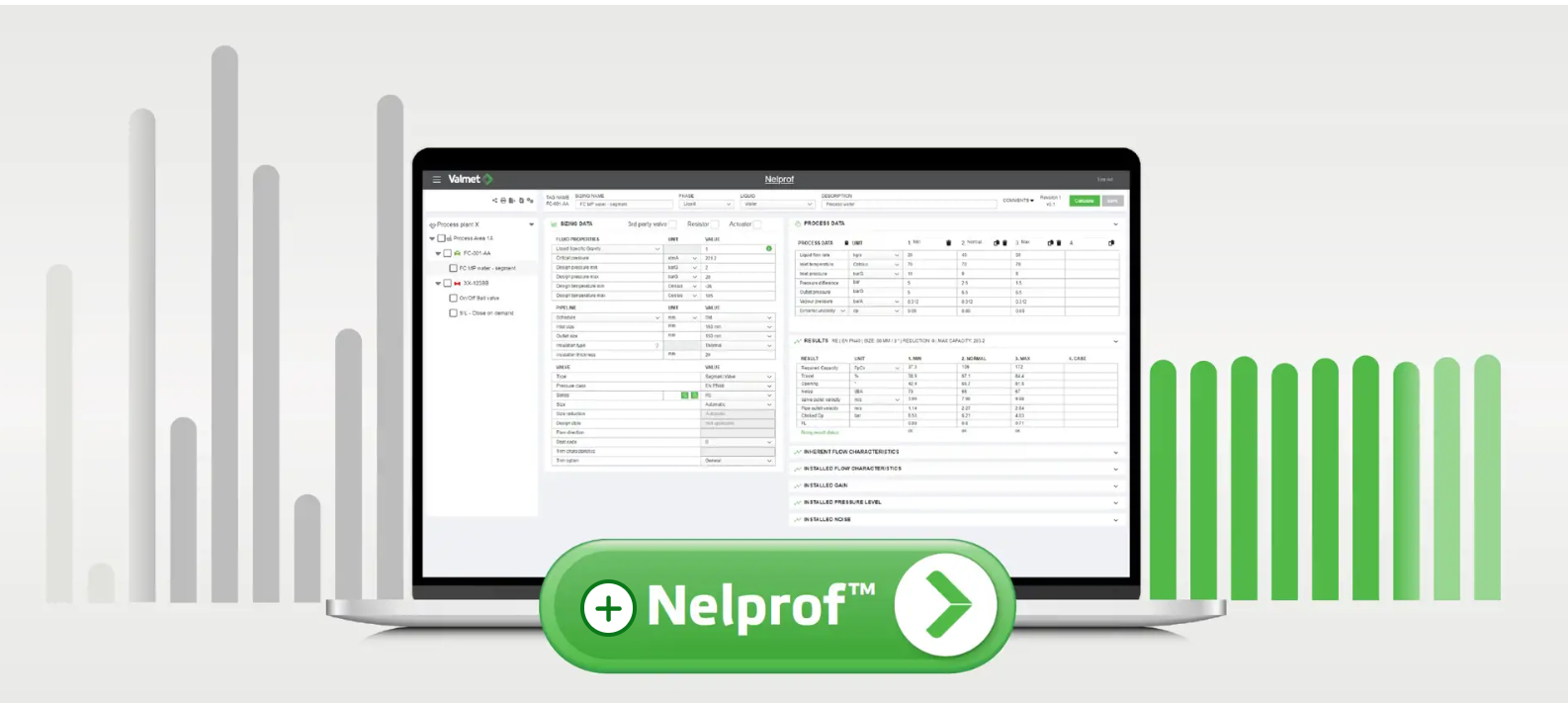 Nelprof? Valve Sizing and Selection Software from Valmet