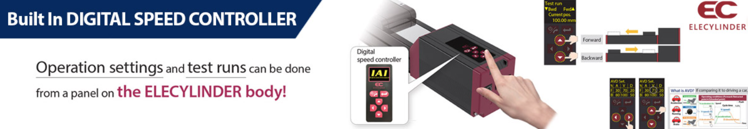 built in digital speed controller