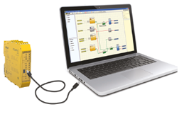 flexible safety logic configuration with mosaic safety designer