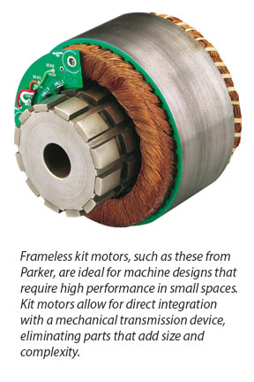 Parker Frameless Servo Motor