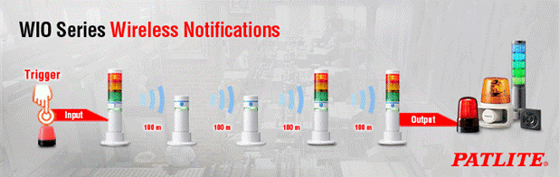 Patlite WIO Series Wireless Notifications