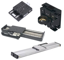 Precision Linear Motion 400XR Linear Positioner mSR Linear Motor Stage XLM Linear Motor Stage ZFA Nano Positioner Parker