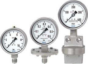 Pressure Gauges for the Process Industry from WIKA